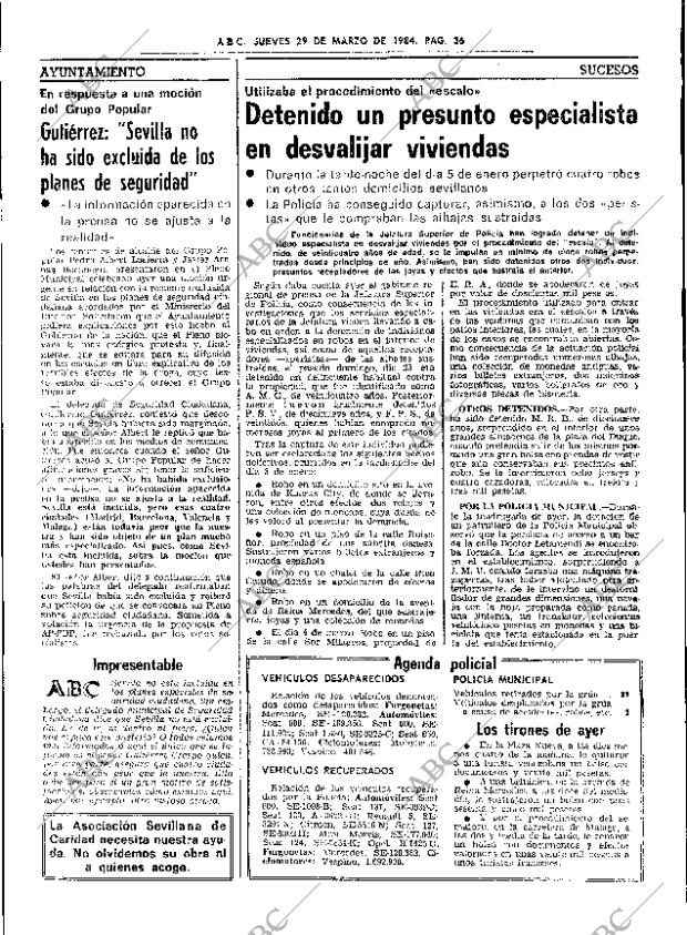 ABC SEVILLA 29-03-1984 página 36