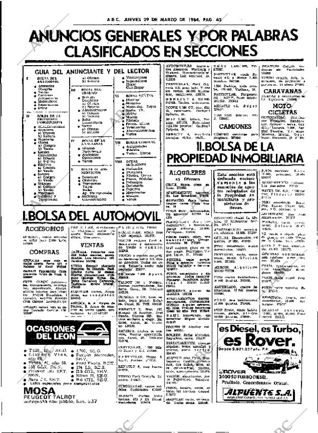 ABC SEVILLA 29-03-1984 página 65