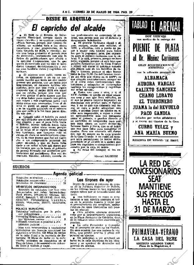 ABC SEVILLA 30-03-1984 página 39