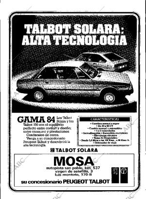 ABC SEVILLA 30-03-1984 página 4