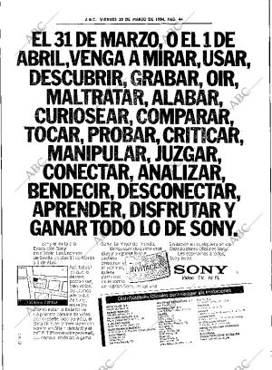 ABC SEVILLA 30-03-1984 página 44