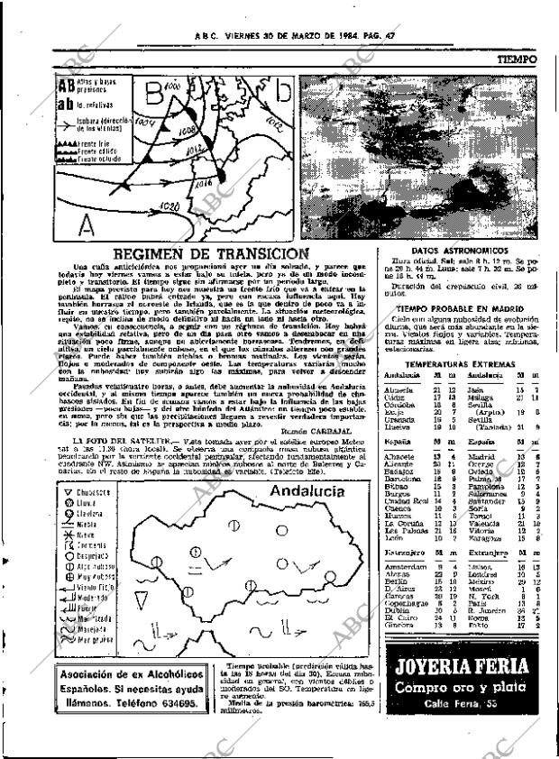 ABC SEVILLA 30-03-1984 página 47