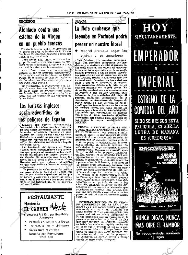 ABC SEVILLA 30-03-1984 página 55