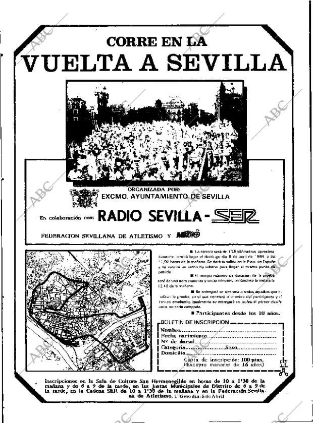 ABC SEVILLA 30-03-1984 página 84