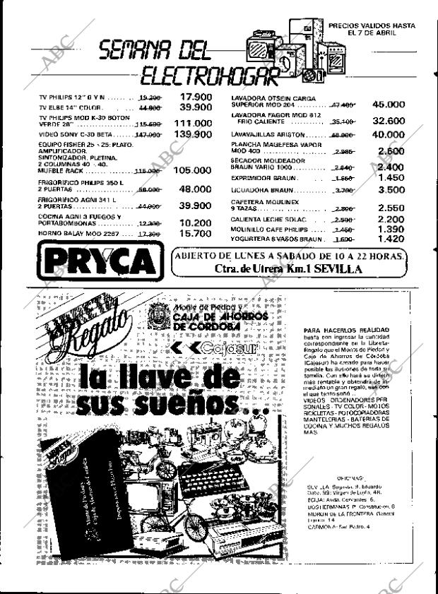 ABC SEVILLA 30-03-1984 página 85