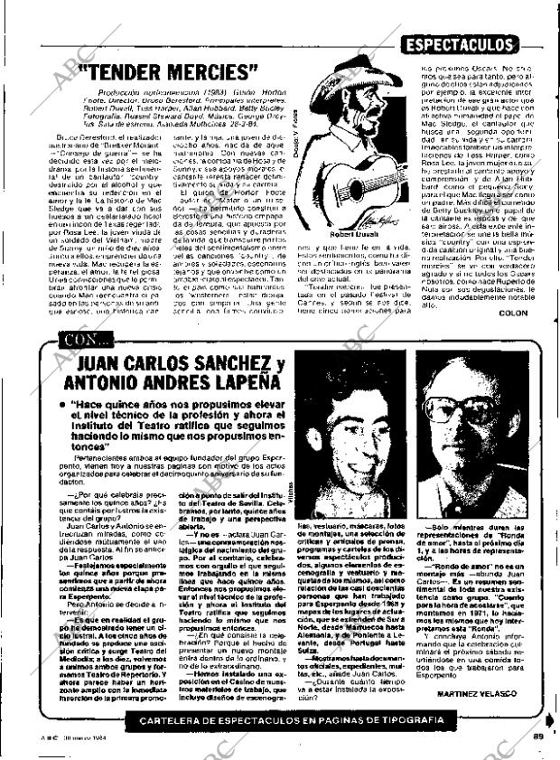 ABC SEVILLA 30-03-1984 página 89