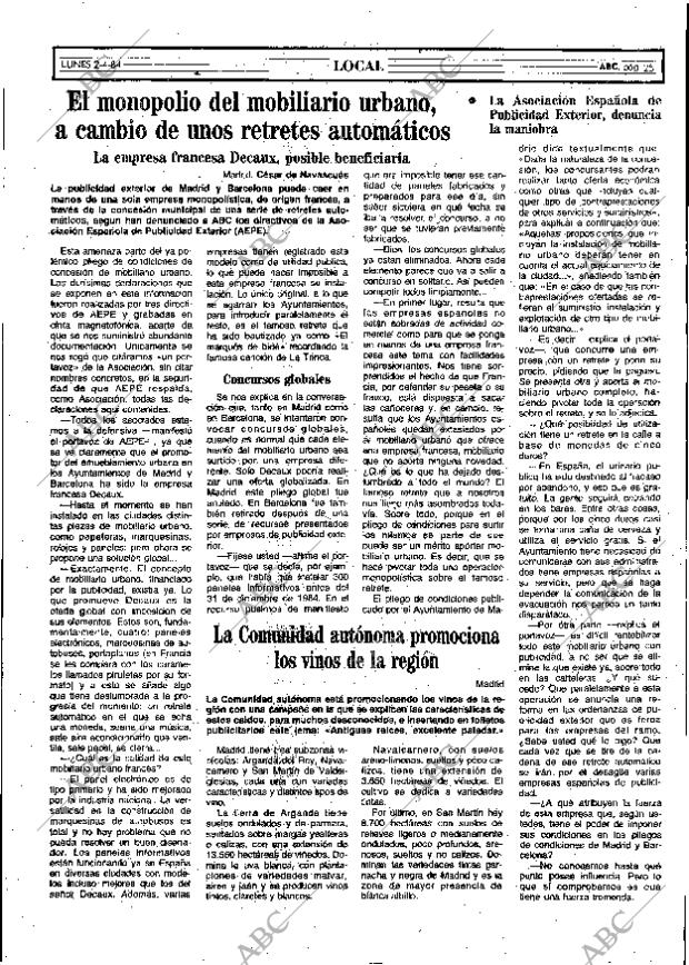 ABC MADRID 02-04-1984 página 25