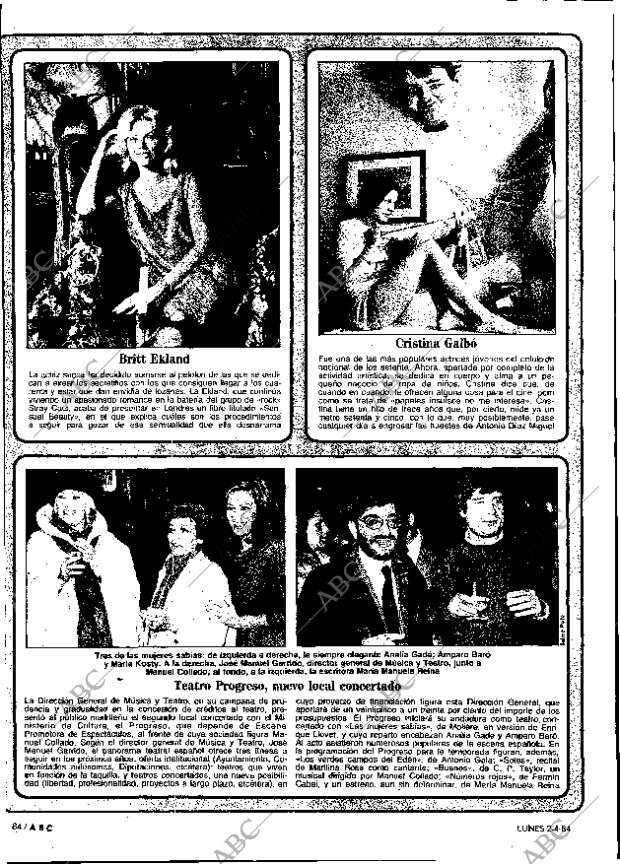 ABC MADRID 02-04-1984 página 84