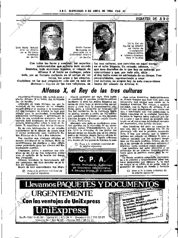 ABC SEVILLA 04-04-1984 página 45