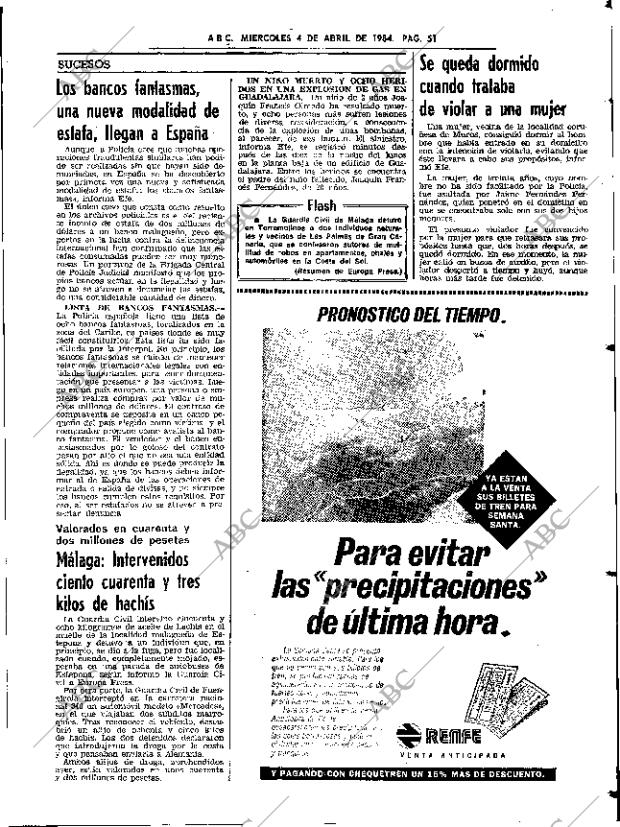 ABC SEVILLA 04-04-1984 página 51