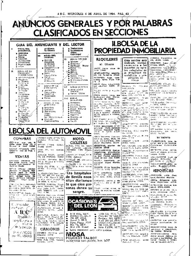 ABC SEVILLA 04-04-1984 página 62