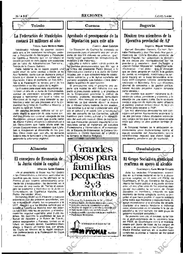 ABC MADRID 05-04-1984 página 26