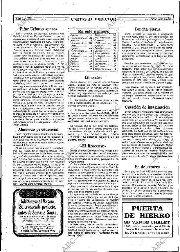 ABC MADRID 08-04-1984 página 18