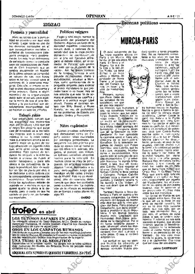 ABC MADRID 08-04-1984 página 21