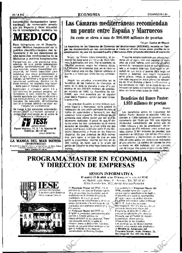 ABC MADRID 08-04-1984 página 64