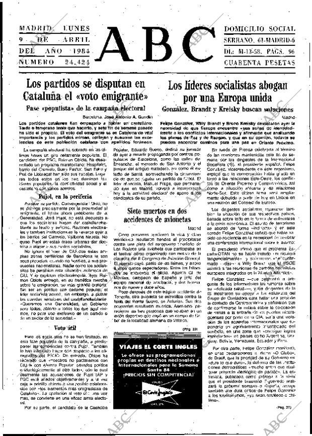 ABC MADRID 09-04-1984 página 13