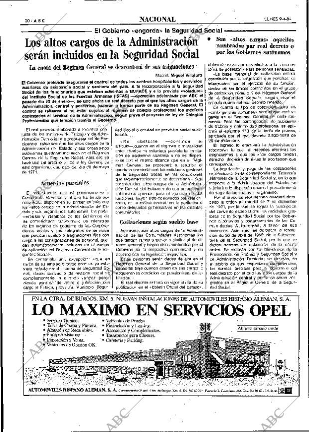 ABC MADRID 09-04-1984 página 20