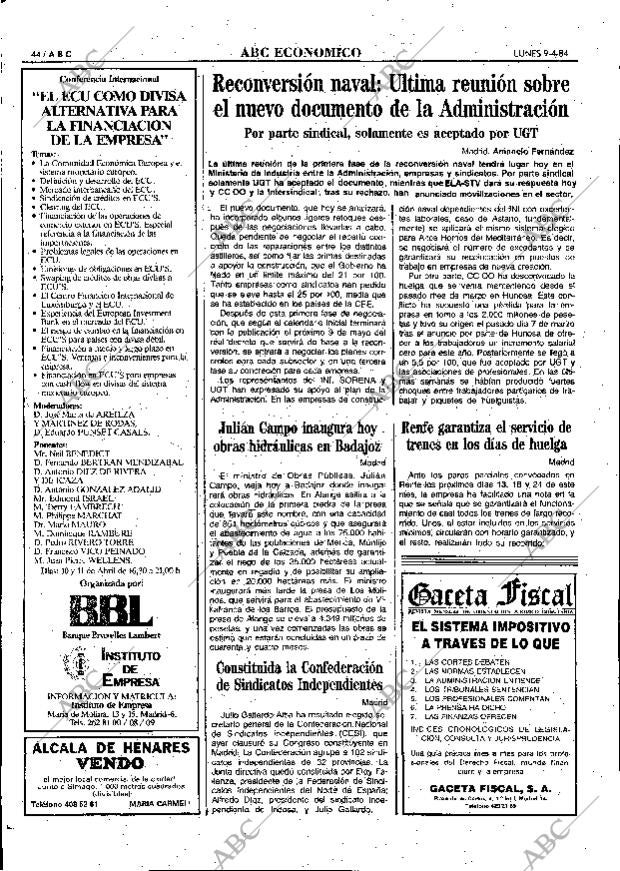 ABC MADRID 09-04-1984 página 44