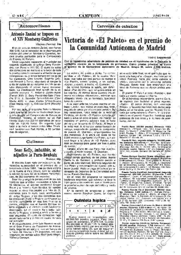 ABC MADRID 09-04-1984 página 62