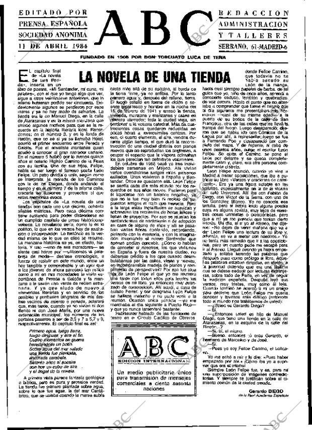 ABC MADRID 11-04-1984 página 3