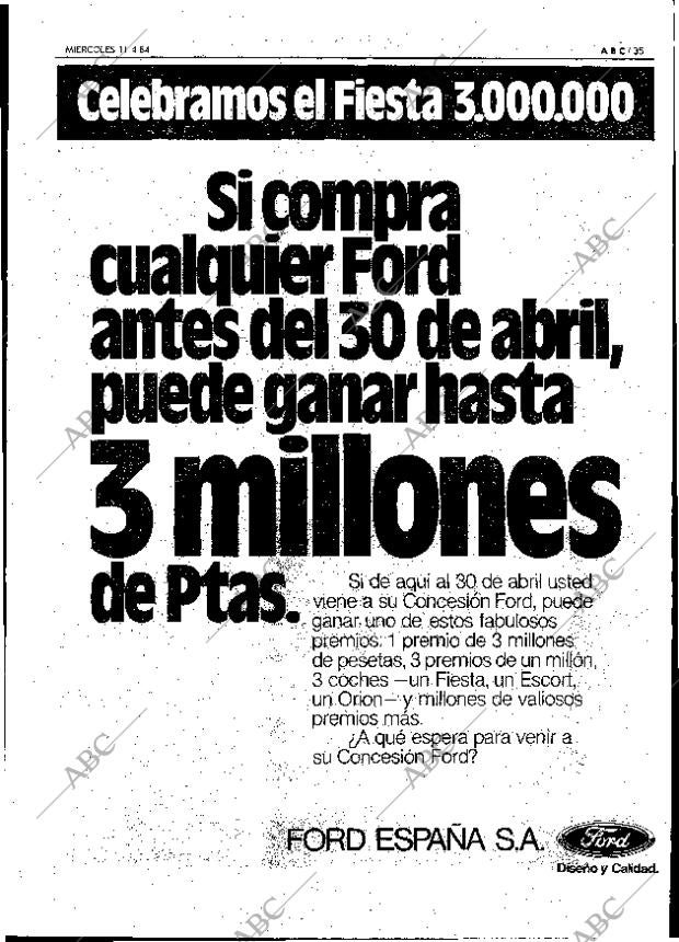 ABC MADRID 11-04-1984 página 35