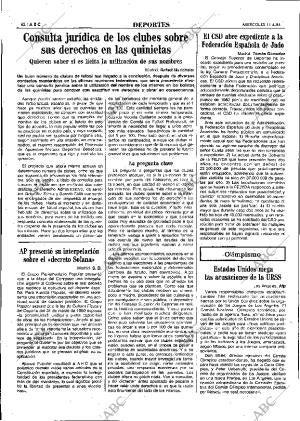 ABC MADRID 11-04-1984 página 62