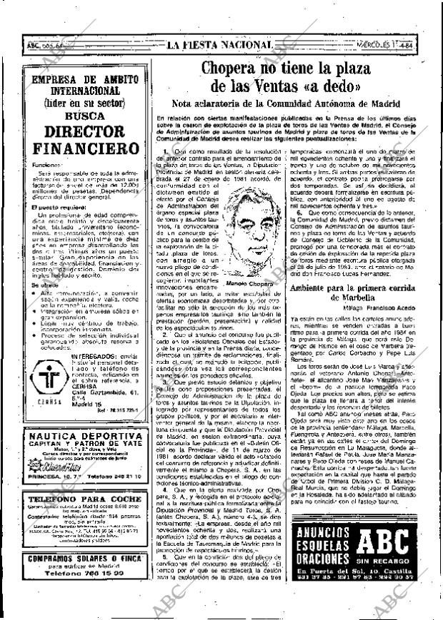 ABC MADRID 11-04-1984 página 64