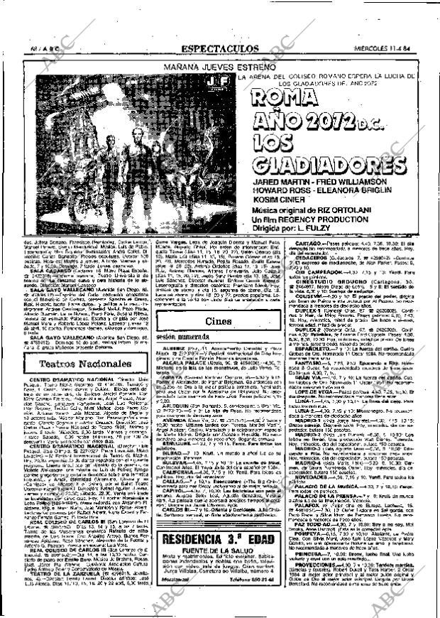 ABC MADRID 11-04-1984 página 68