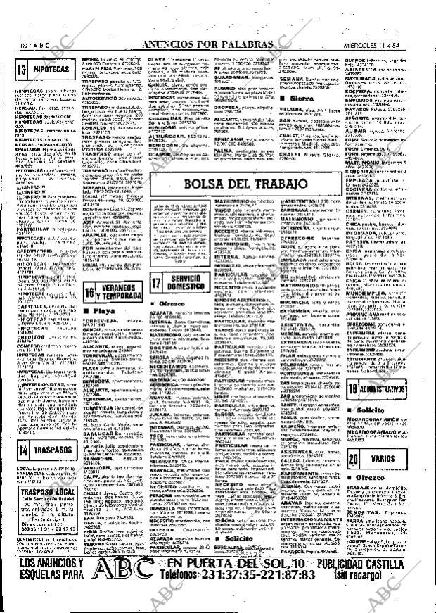 ABC MADRID 11-04-1984 página 80