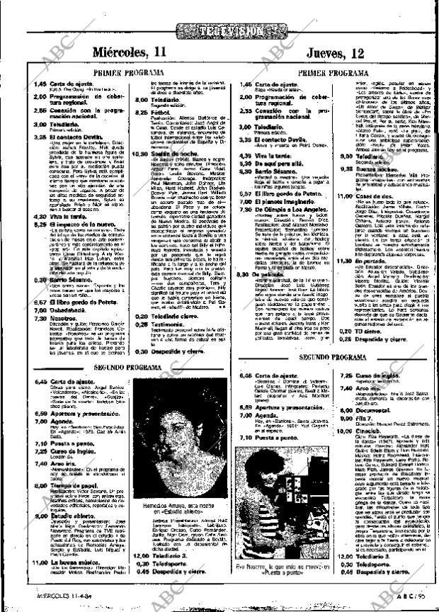 ABC MADRID 11-04-1984 página 95