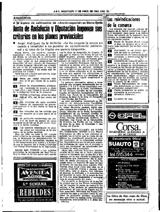 ABC SEVILLA 11-04-1984 página 21