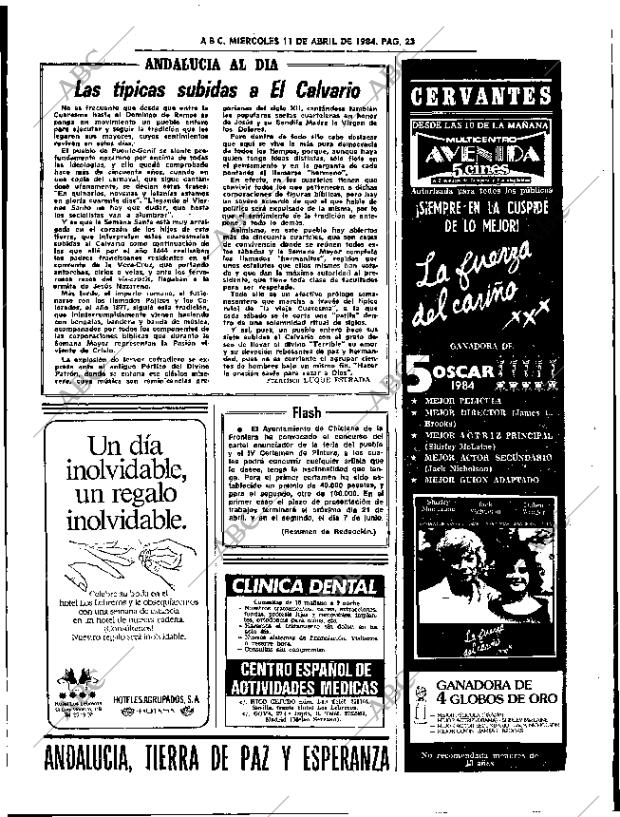 ABC SEVILLA 11-04-1984 página 23