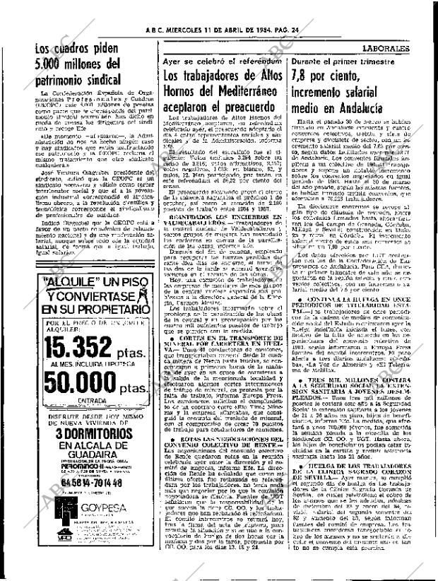 ABC SEVILLA 11-04-1984 página 24