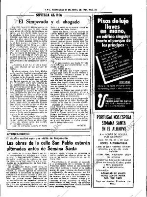 ABC SEVILLA 11-04-1984 página 31