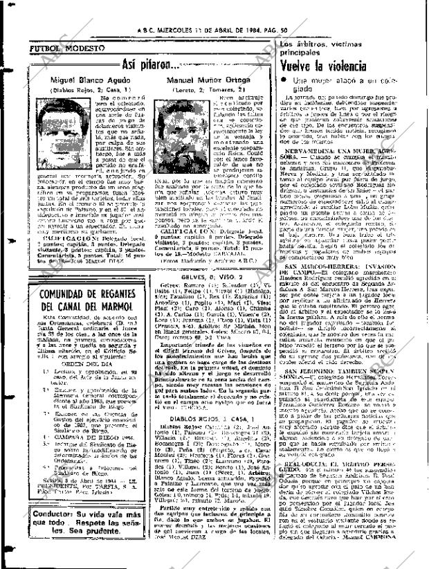 ABC SEVILLA 11-04-1984 página 50
