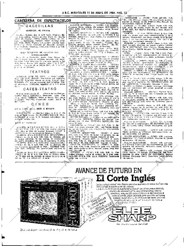 ABC SEVILLA 11-04-1984 página 56