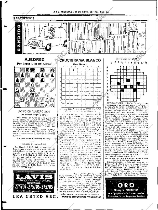 ABC SEVILLA 11-04-1984 página 66