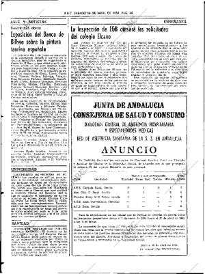 ABC SEVILLA 14-04-1984 página 46