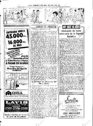 ABC SEVILLA 14-04-1984 página 50