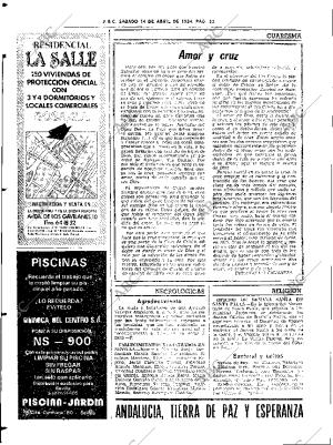 ABC SEVILLA 14-04-1984 página 52