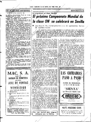 ABC SEVILLA 14-04-1984 página 58