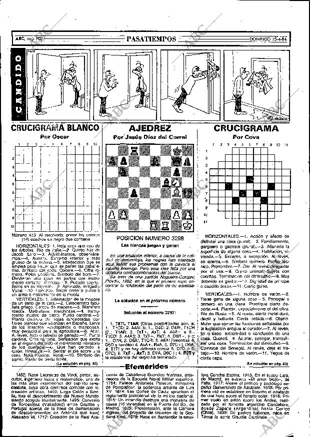 ABC MADRID 15-04-1984 página 100