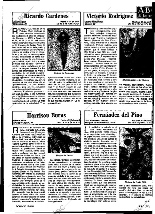 ABC MADRID 15-04-1984 página 105