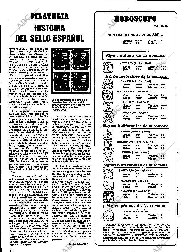 ABC MADRID 15-04-1984 página 166