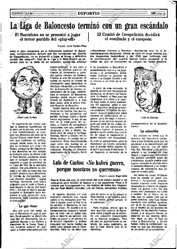 ABC MADRID 15-04-1984 página 69