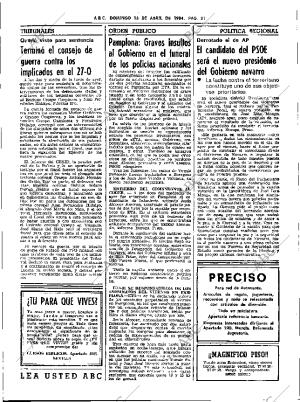 ABC SEVILLA 15-04-1984 página 31