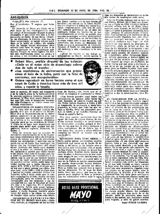 ABC SEVILLA 15-04-1984 página 36