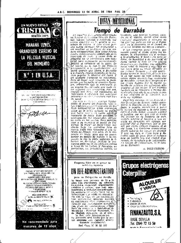 ABC SEVILLA 15-04-1984 página 38