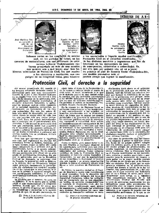 ABC SEVILLA 15-04-1984 página 63