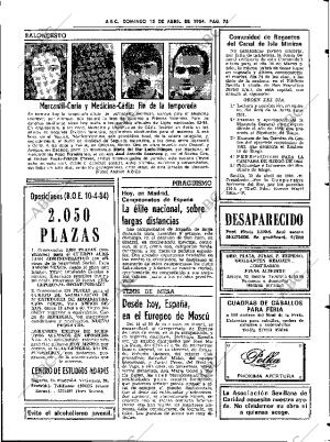 ABC SEVILLA 15-04-1984 página 75